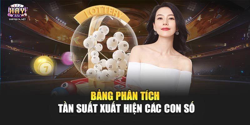 Bảng phân tích tần suất xuất hiện các con số